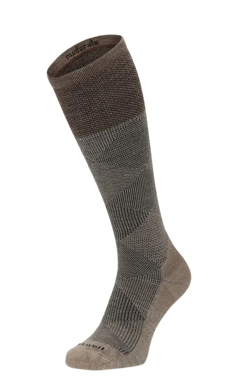 Diamond Dandy Men Moderate Compression Socks Khaki sold by Sockwell
