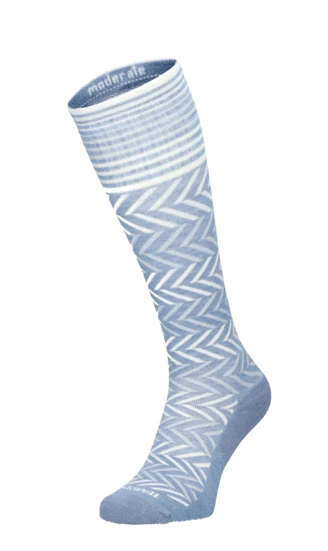 Chevron Women Compression Socks Class 1 Bluestone sold by Sockwell