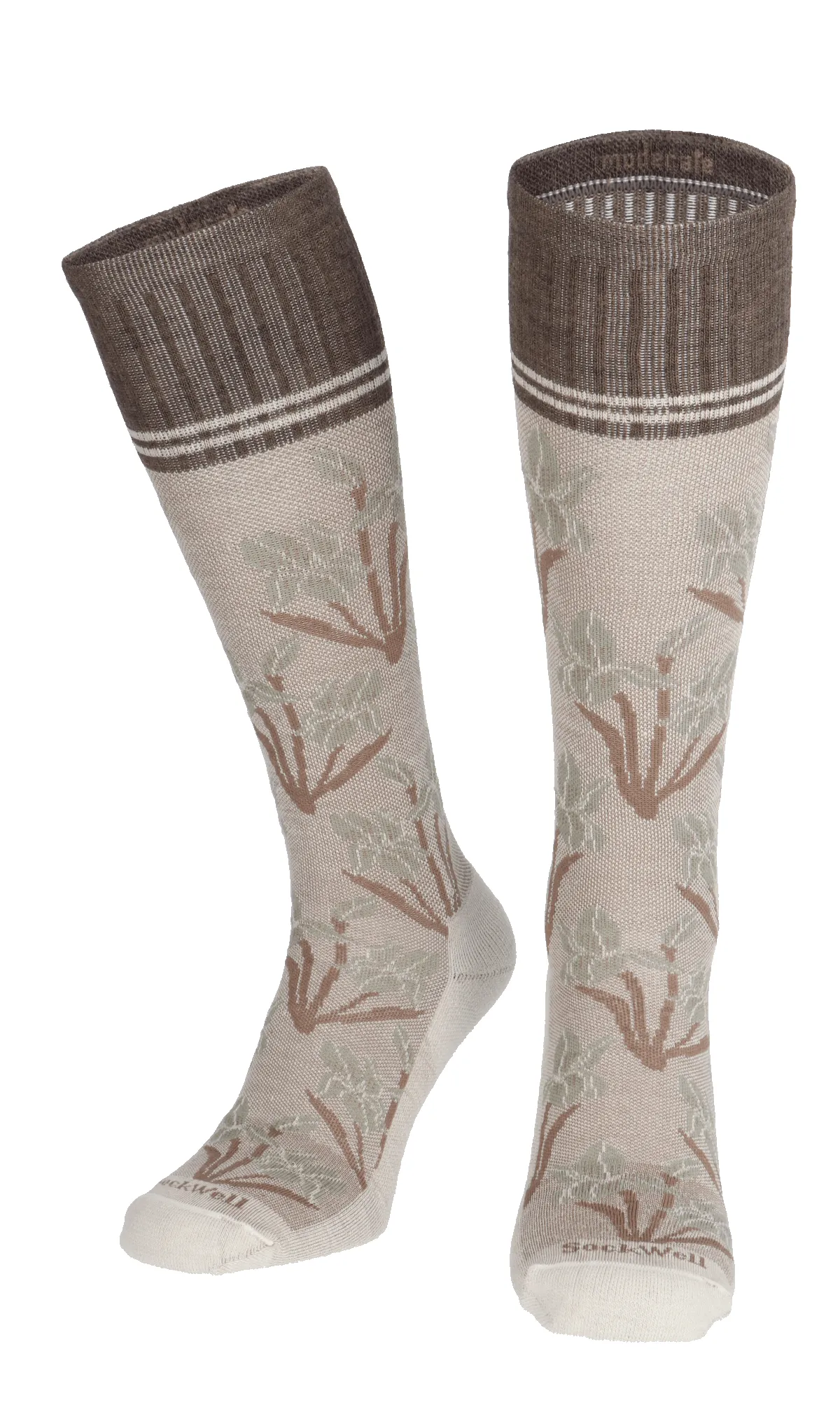 Iris Women's Moderate Compression Socks Putty sold by Sockwell product image thumbnail 2