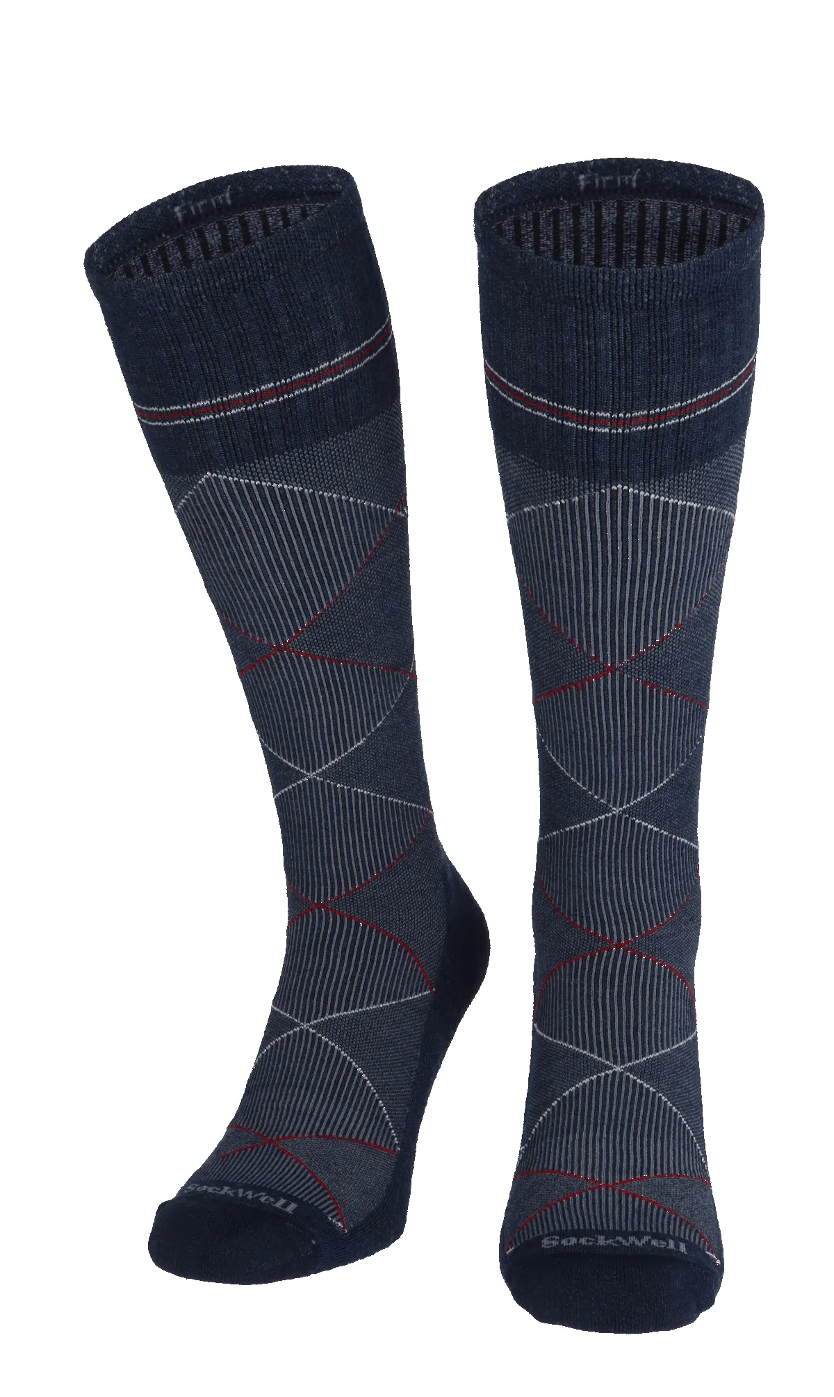 Scottie Men's Moderate Compression Socks Denim sold by Sockwell product image thumbnail 2