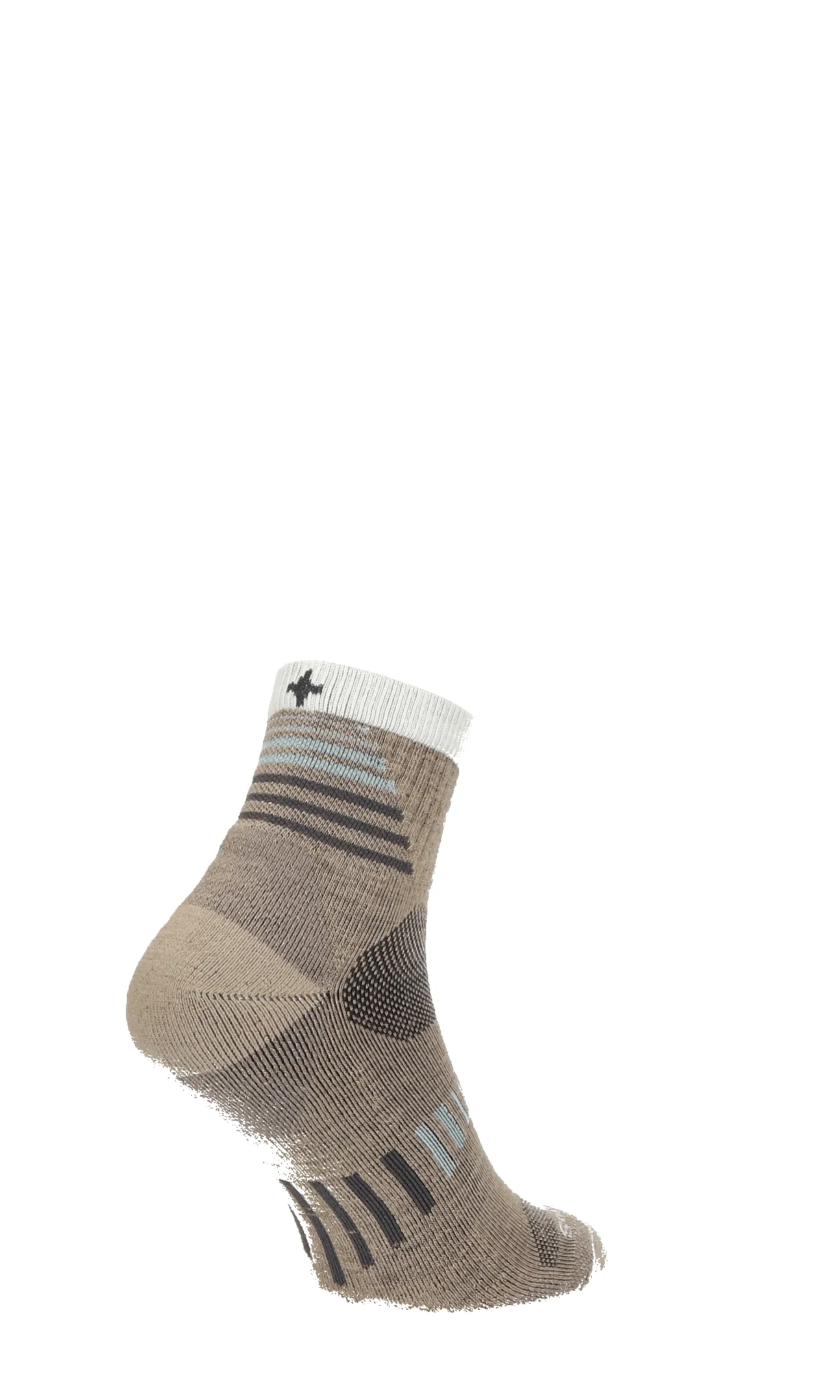 Ascend Quarter II Men Compression Hiking Socks Khaki sold by Sockwell product image thumbnail 4