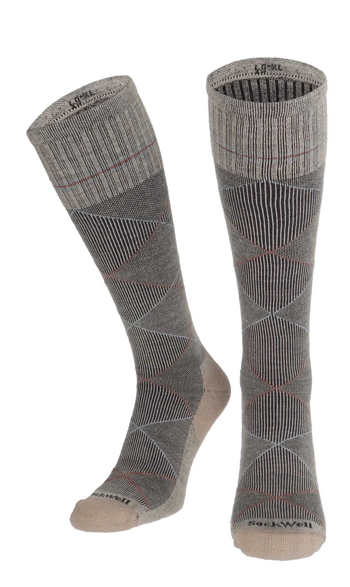 Scottie Men's Moderate Compression Socks Putty sold by Sockwell product image thumbnail 2