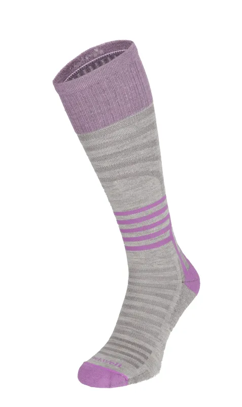 Track & Field Women's Moderate Compression Socks Ash made by Sockwell