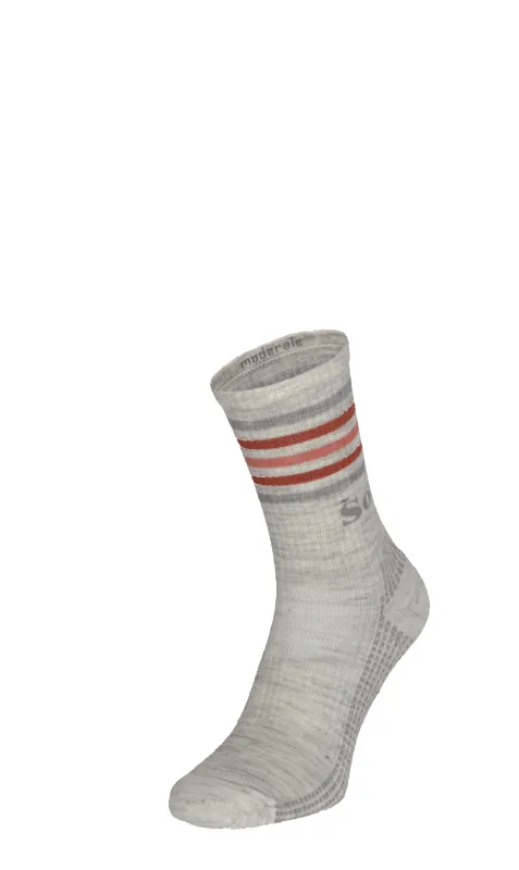 Run Club Crew Women's Compression Sport Socks Ash made by Sockwell