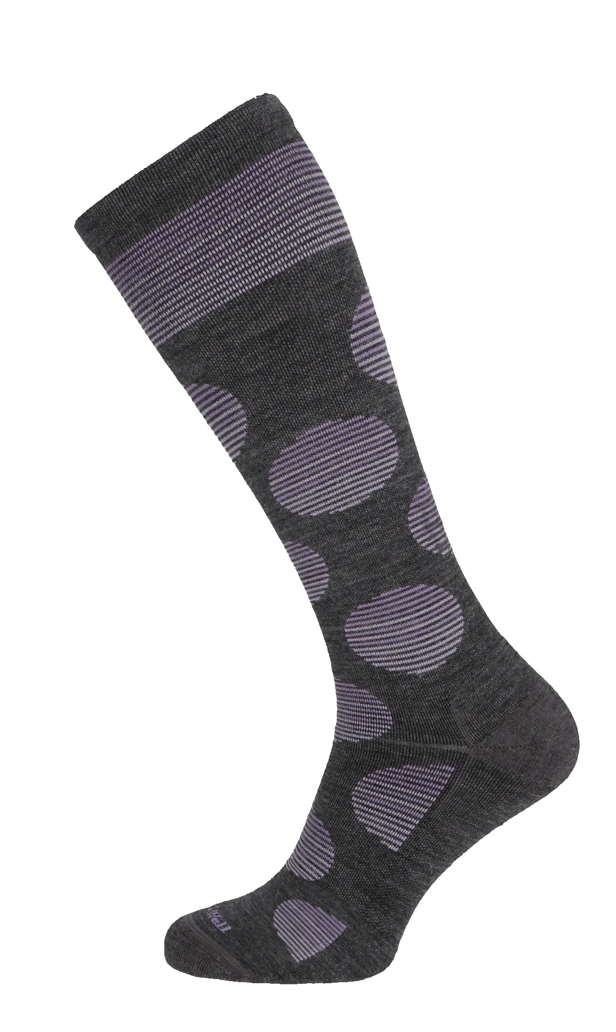 Featherweight Dot Women Moderate Compression Socks Charcoal sold by Sockwell product image thumbnail 3