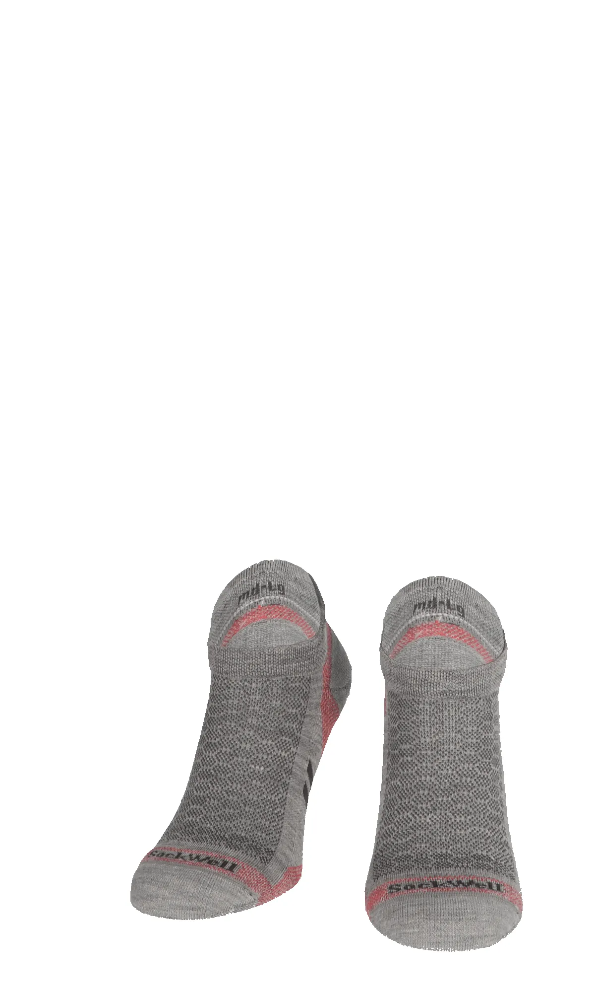Incline II Micro Women's Compression Sports Socks Light Grey sold by Sockwell product image thumbnail 2