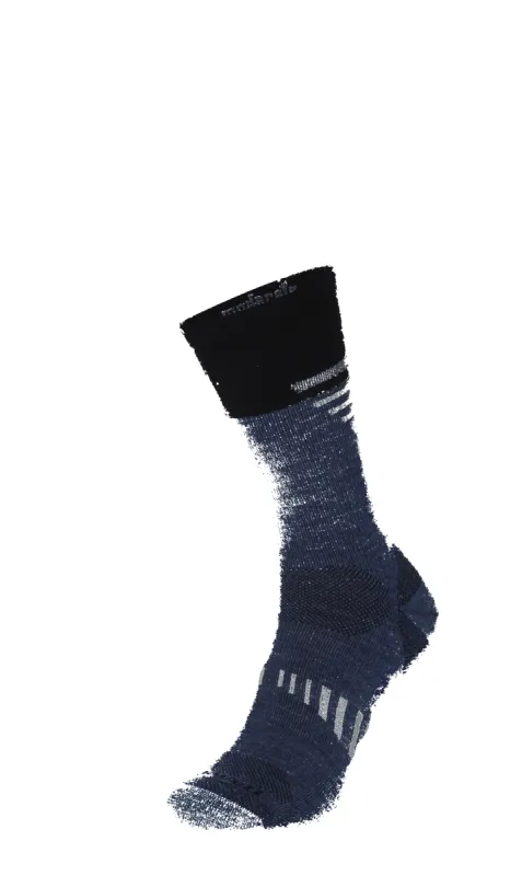 Ascend II Crew Men Compression Hiking Socks Denim sold by Sockwell