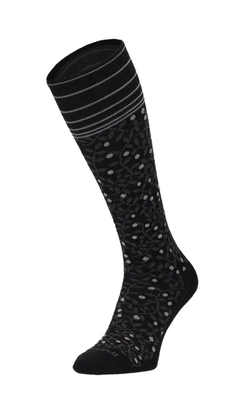 New Leaf Women Firm Compression Socks Black sold by Sockwell
