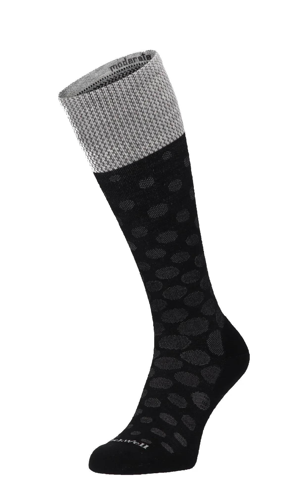Spot On Women Moderate Compression Socks Black sold by Sockwell