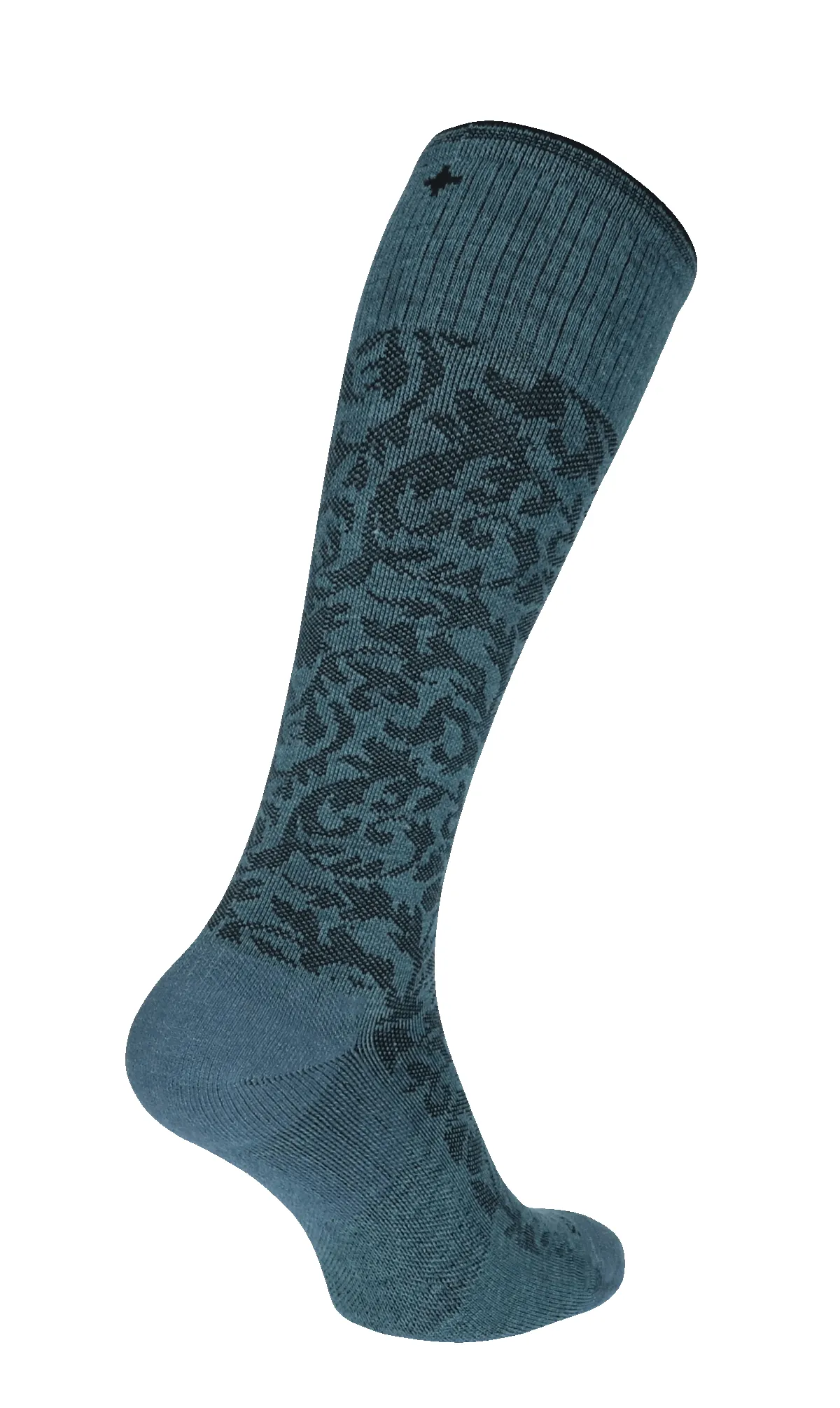 Damask Women Moderate Compression Socks Blue Ridge sold by Sockwell product image thumbnail 4