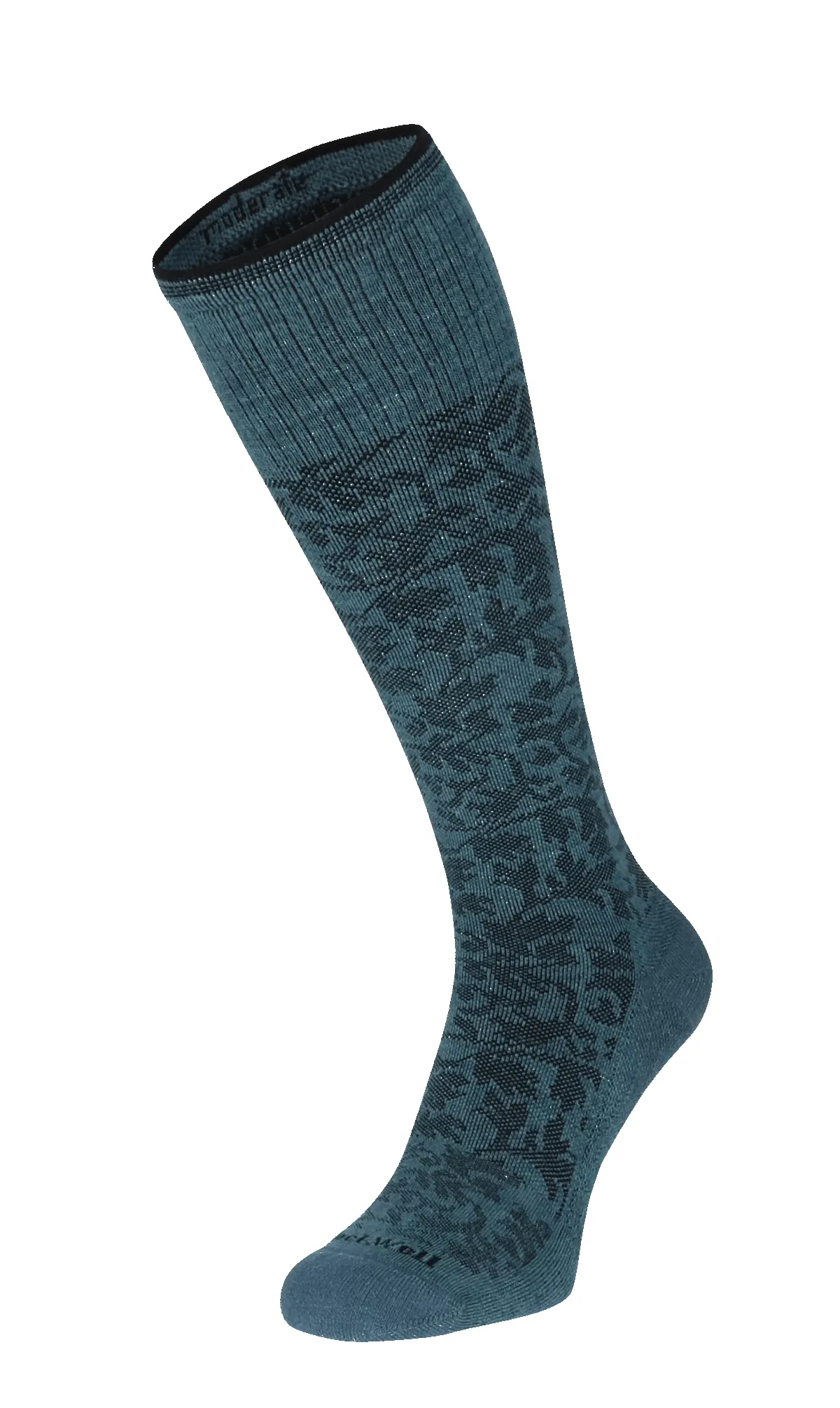 Damask Women Moderate Compression Socks Blue Ridge sold by Sockwell