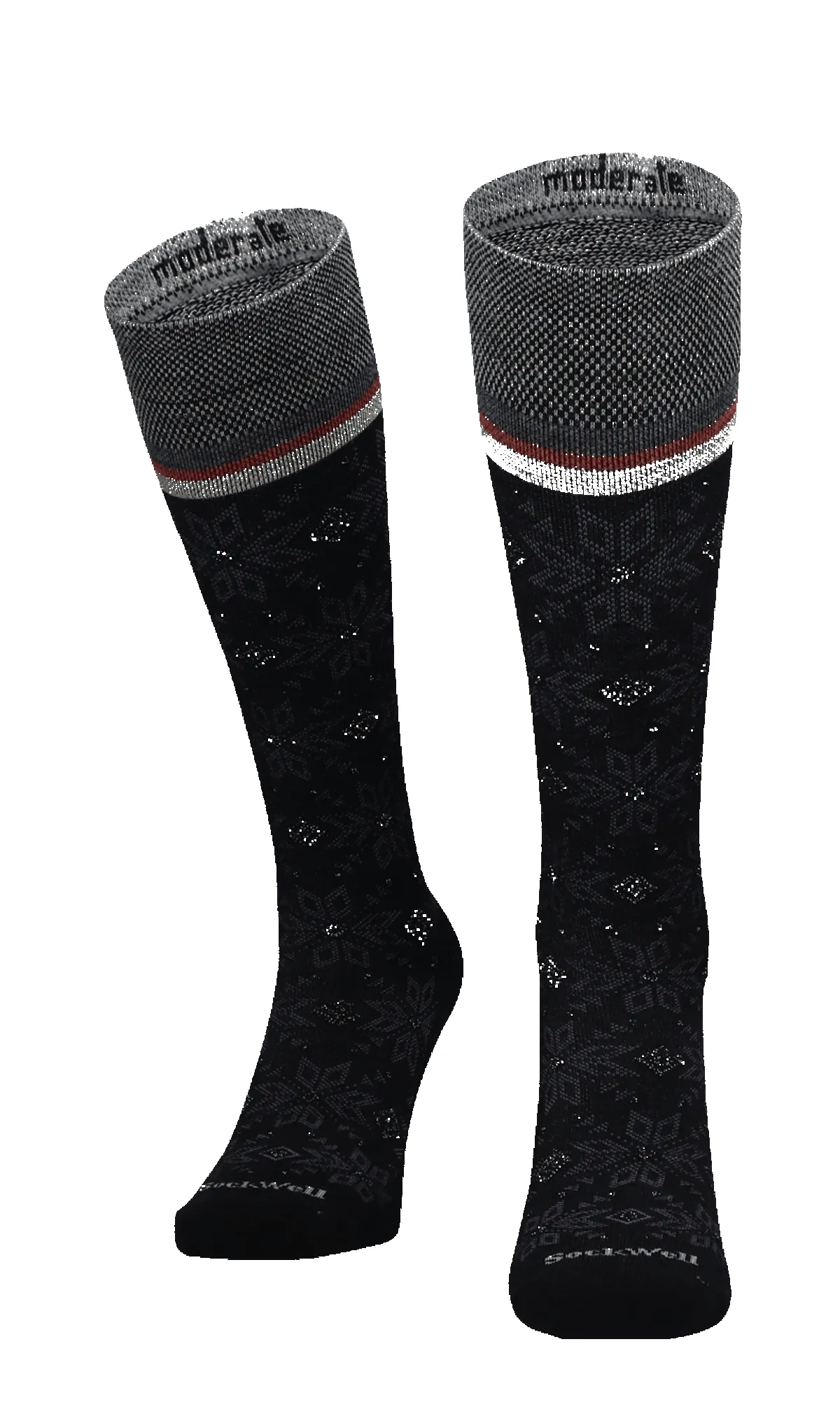 Winterland Women Moderate Compression Socks Black sold by Sockwell product image thumbnail 2