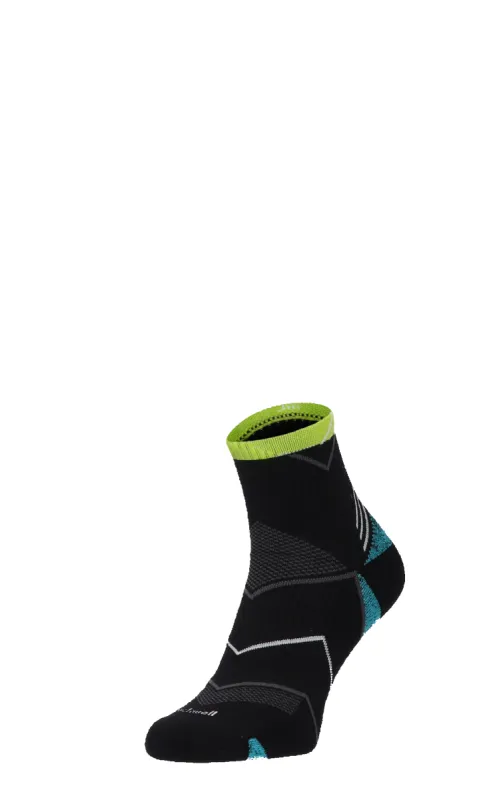 Incline Quarter Women Compresison Sports Socks Black sold by Sockwell