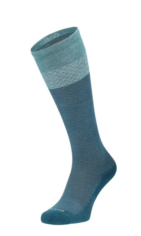 Full Twist Women Moderate Compression Socks Teal sold by Sockwell