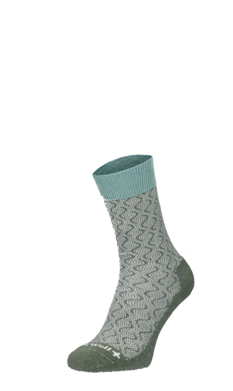 Softie Women Diabetic Socks Eucalyptus sold by Sockwell