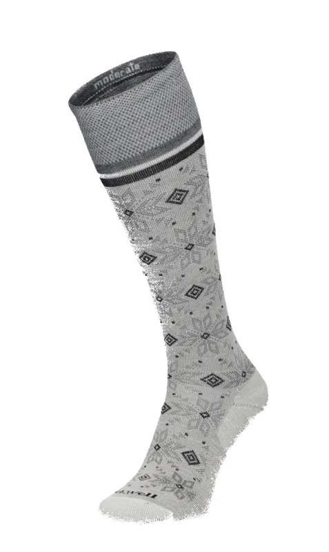 Winterland Women Moderate Compression Socks Natural sold by Sockwell