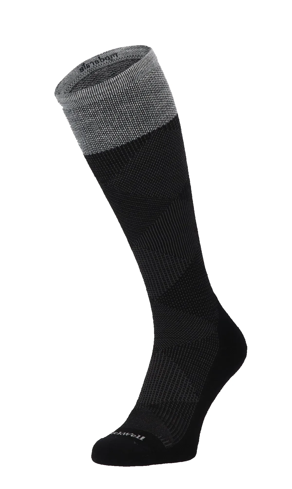 Diamond Dandy Men Moderate Compression Socks Black sold by Sockwell