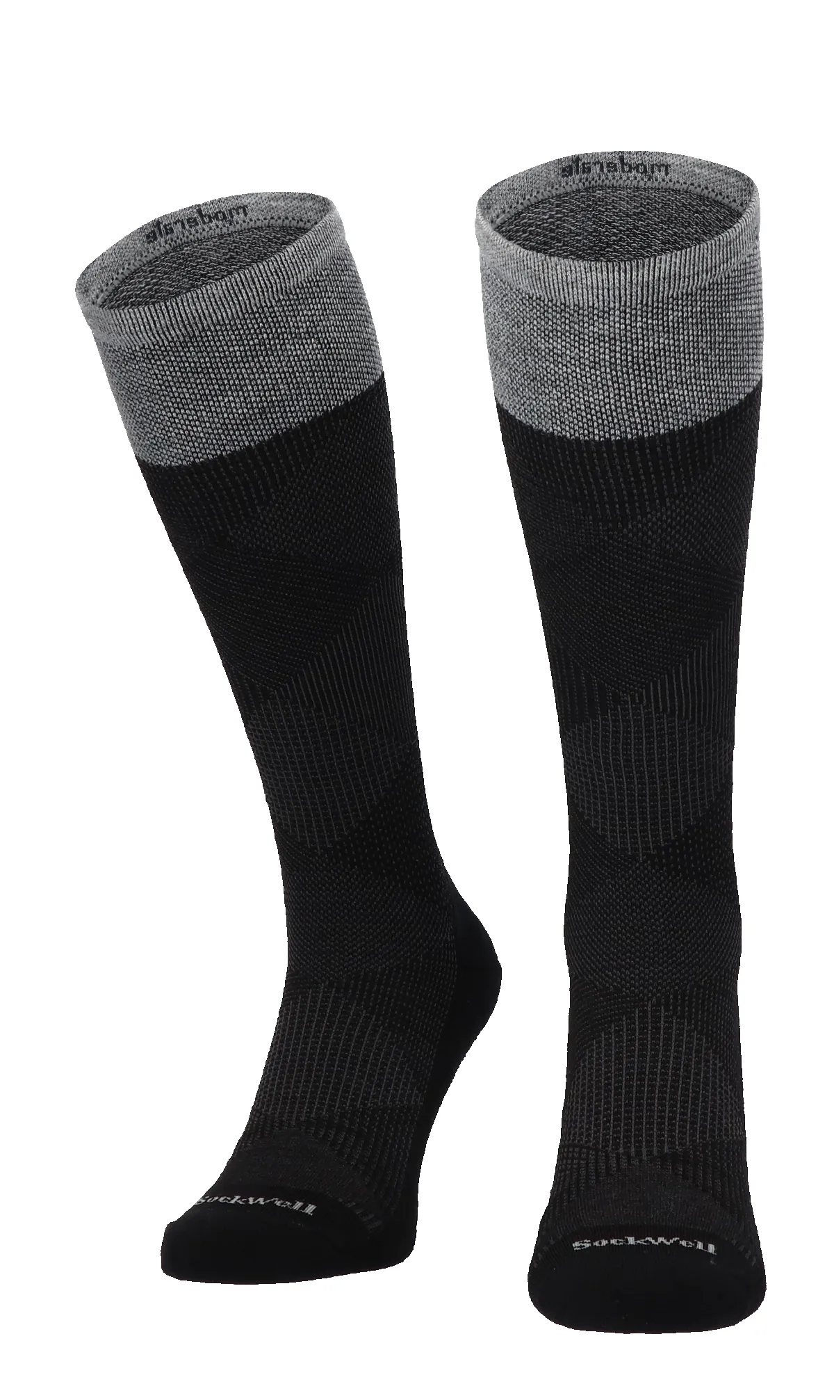 Diamond Dandy Men Moderate Compression Socks Black sold by Sockwell product image thumbnail 2