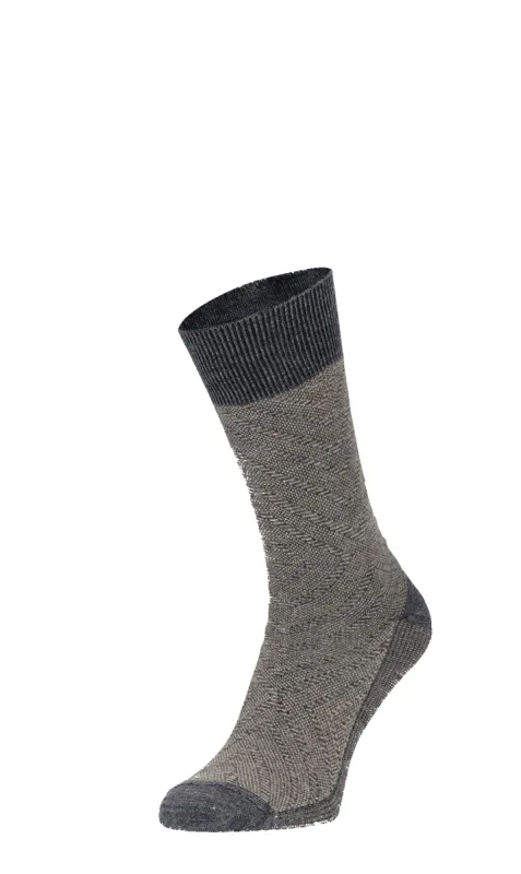 Fiber Optics Men’s Socks Grey sold by Sockwell