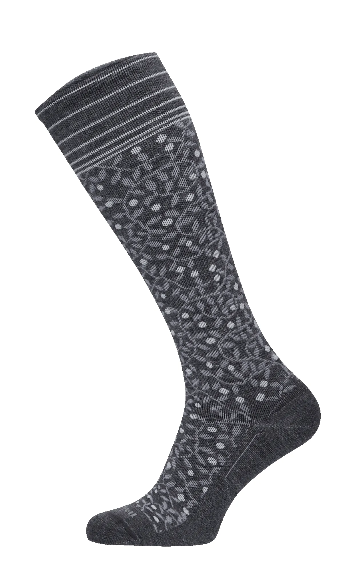 New Leaf Women Firm Compression Socks Charcoal sold by Sockwell product image thumbnail 4