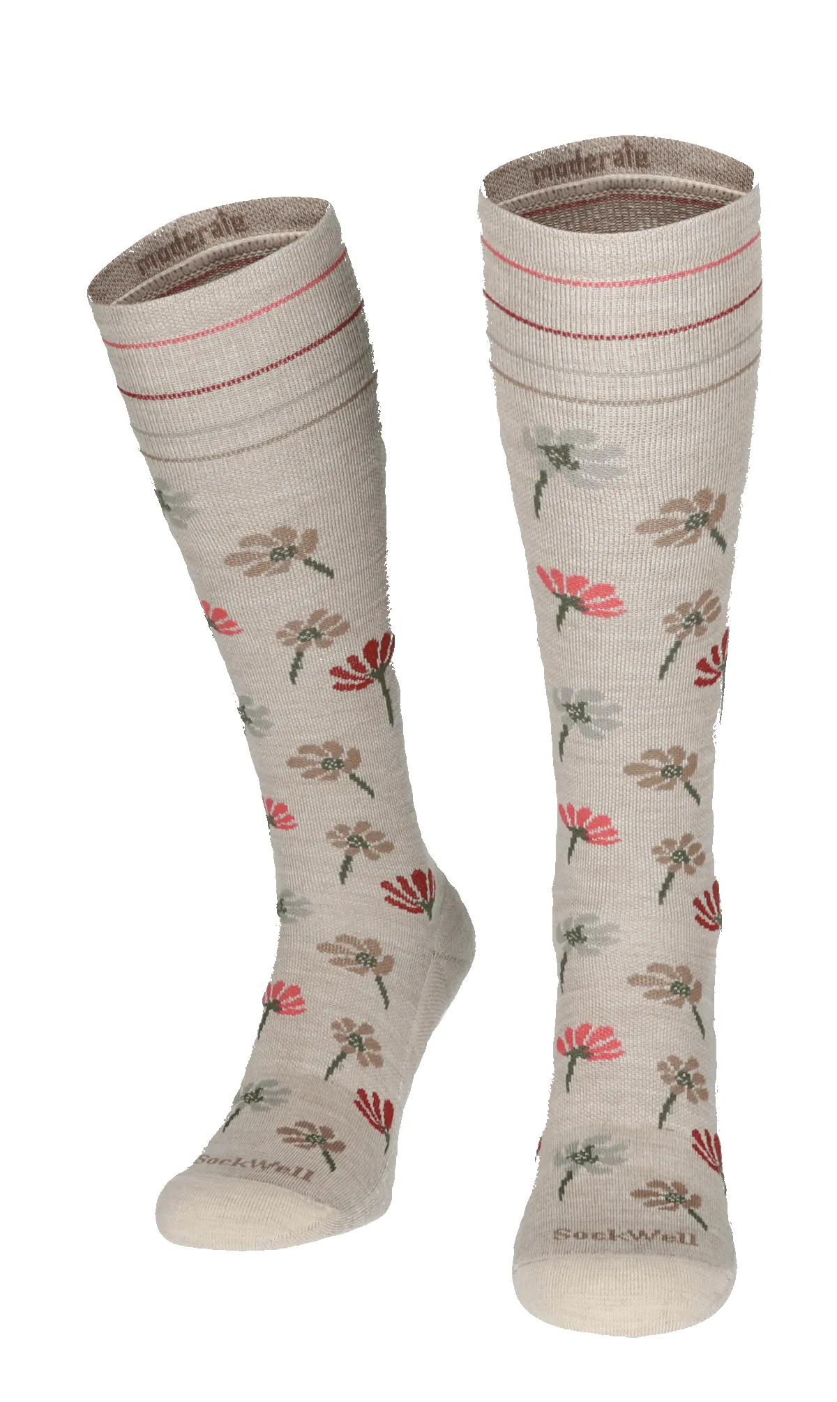 Field Flower Women Moderate Compression Socks Barley sold by Sockwell product image thumbnail 2