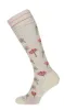 Field Flower Women Moderate Compression Socks Barley sold by Sockwell
