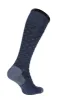 Deco Dot Women Moderate Compression Socks Denim sold by Sockwell