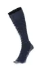 Deco Dot Women Moderate Compression Socks Denim sold by Sockwell