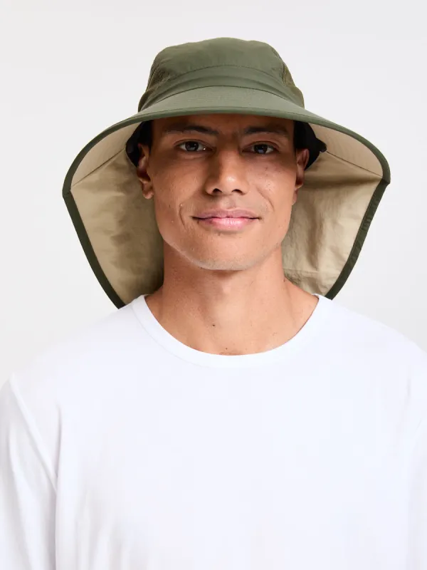 Trekker Sun Hat UPF 50+ Legionnaire Style sold by Solbari