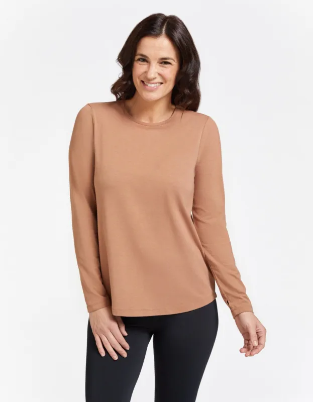 Loose Fit Long Sleeve Swing Top UPF50+ Sensitive Collection sold by Solbari