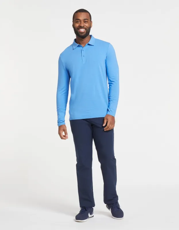Long Sleeve Polo Shirt UPF50+ Sensitive Collection sold by Solbari