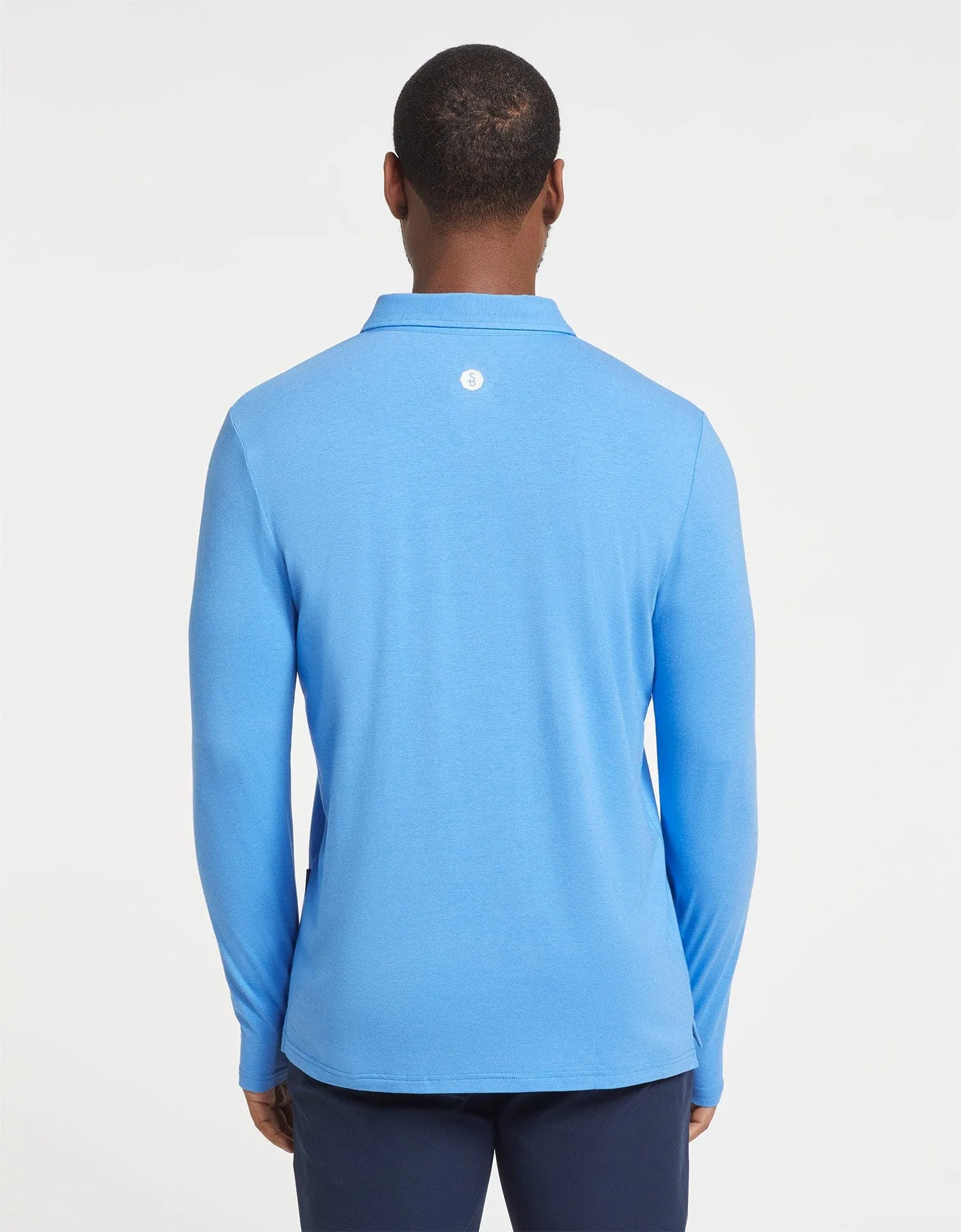 Long Sleeve Polo Shirt UPF50+ Sensitive Collection sold by Solbari product image thumbnail 4