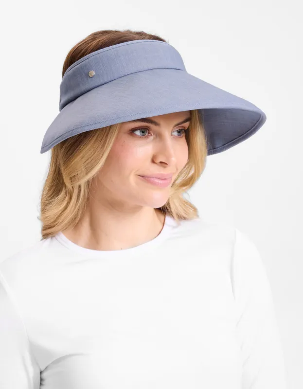 Ultra Wide Brim Sun Visor UPF 50+ sold by Solbari