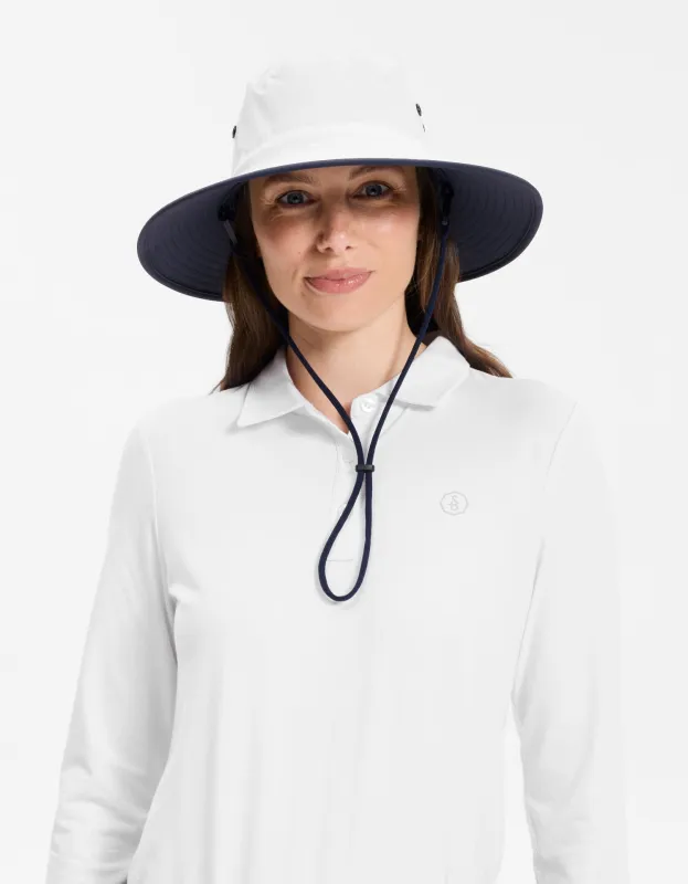 Traveller Broad Brim Sun Hat UPF 50+ sold by Solbari