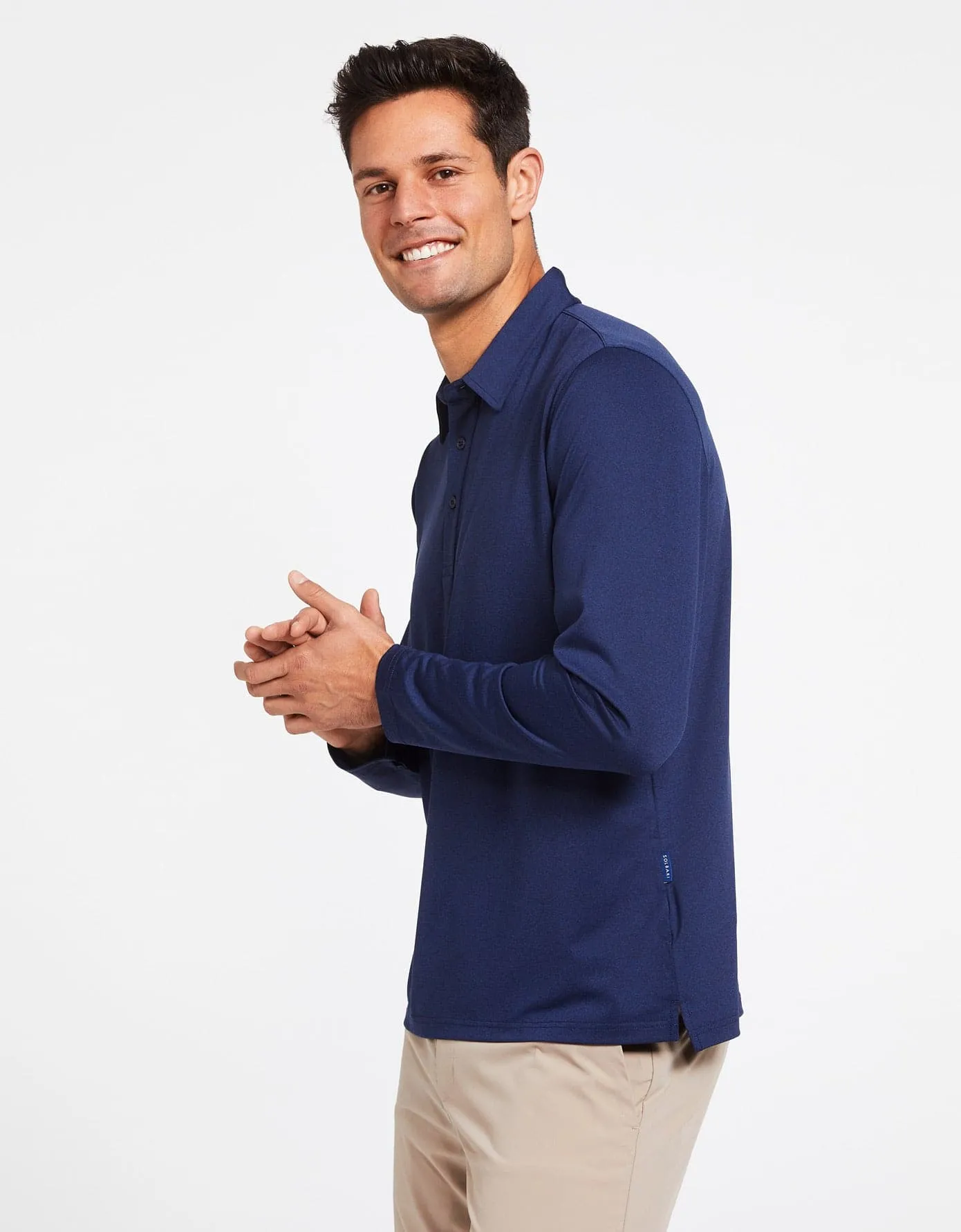 Long Sleeve Polo Shirt UPF 50+ sold by Solbari product image thumbnail 2