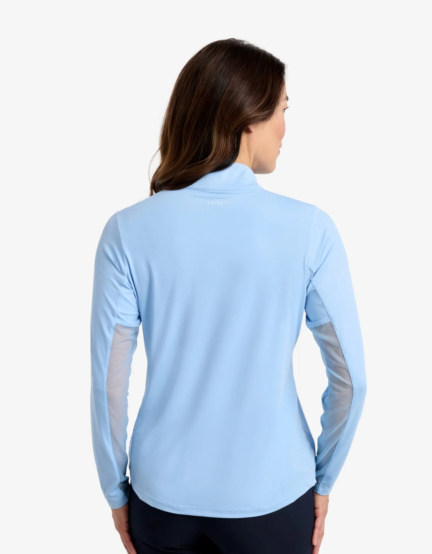 Long Sleeve Quarter Zip Top UPF 50+ sold by Solbari product image thumbnail 4