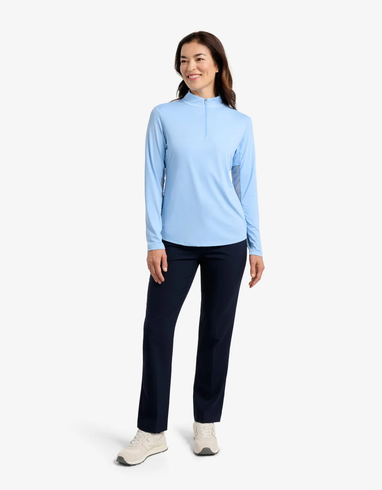 Long Sleeve Quarter Zip Top UPF 50+ sold by Solbari product image thumbnail 5