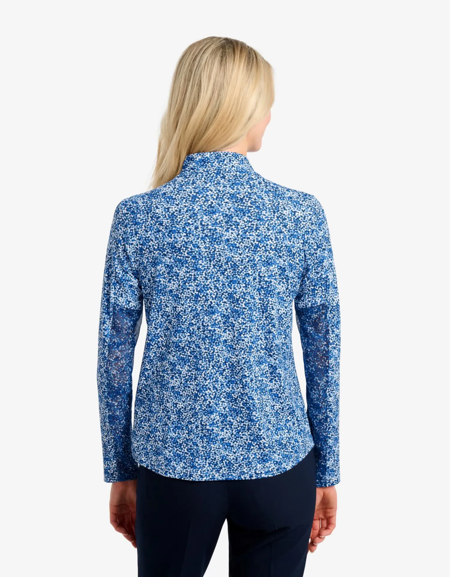 Long Sleeve Printed Quarter Zip Top UPF 50+ sold by Solbari product image thumbnail 5