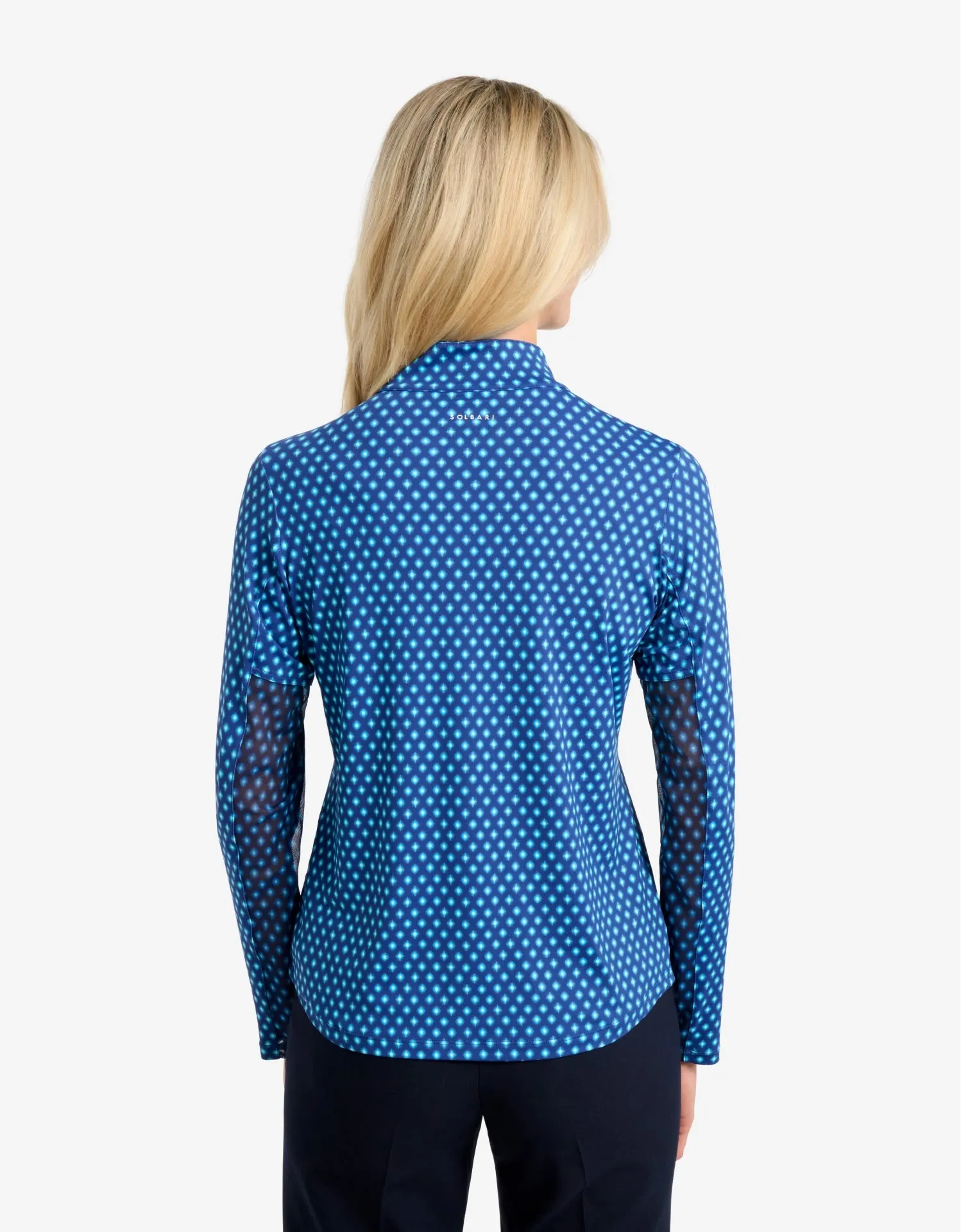 Long Sleeve Printed Quarter Zip Top UPF 50+ sold by Solbari product image thumbnail 5