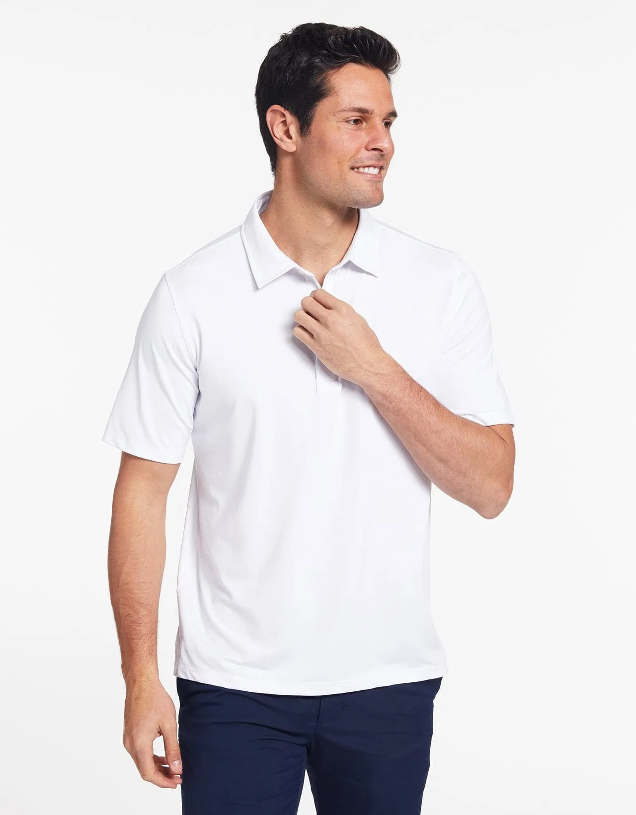 Short Sleeve Polo Shirt UPF 50+ sold by Solbari product image thumbnail 2