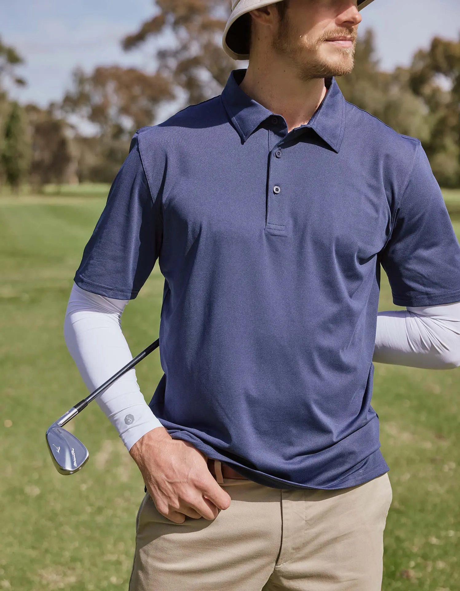 Short Sleeve Polo Shirt UPF 50+ sold by Solbari product image thumbnail 4