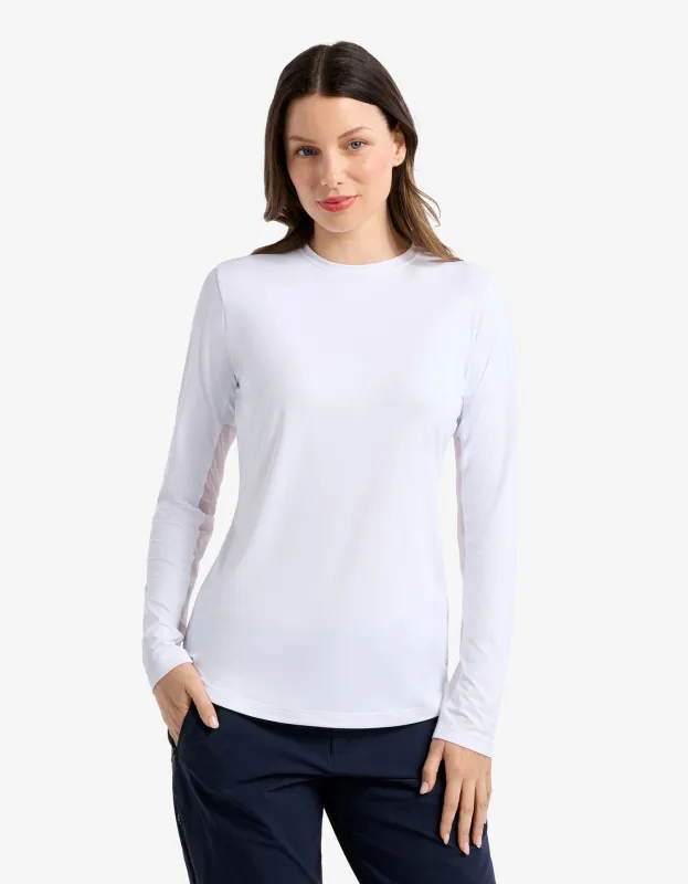 Long Sleeve T-Shirt with Mesh UPF 50+ made by Solbari