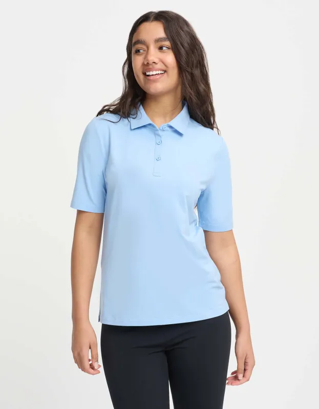 Short Sleeve Polo Shirt UPF 50+ made by Solbari