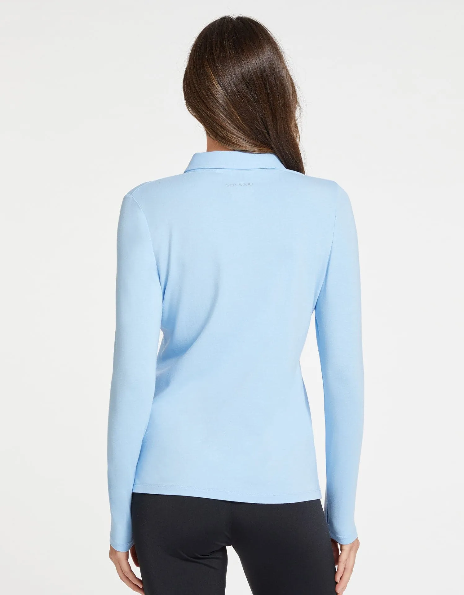 Long Sleeve Polo Shirt UPF 50+ sold by Solbari product image thumbnail 4