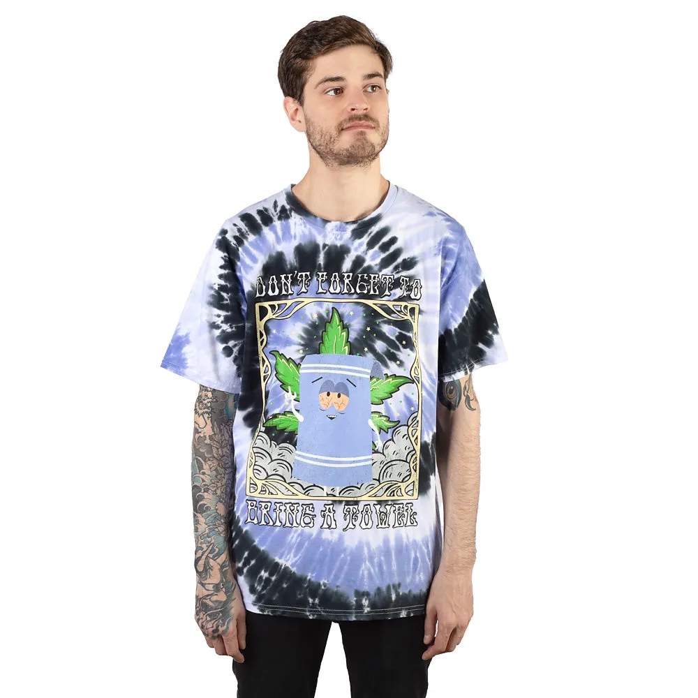 South Park Towelie Don't Forget to Bring a Towel Tie-Dye T-Shirt sold by South Park Shop product image thumbnail 2