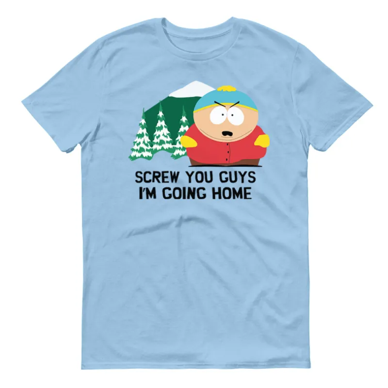 South Park Cartman Screw You Guys Adult Short Sleeve T-Shirt sold by South Park Shop