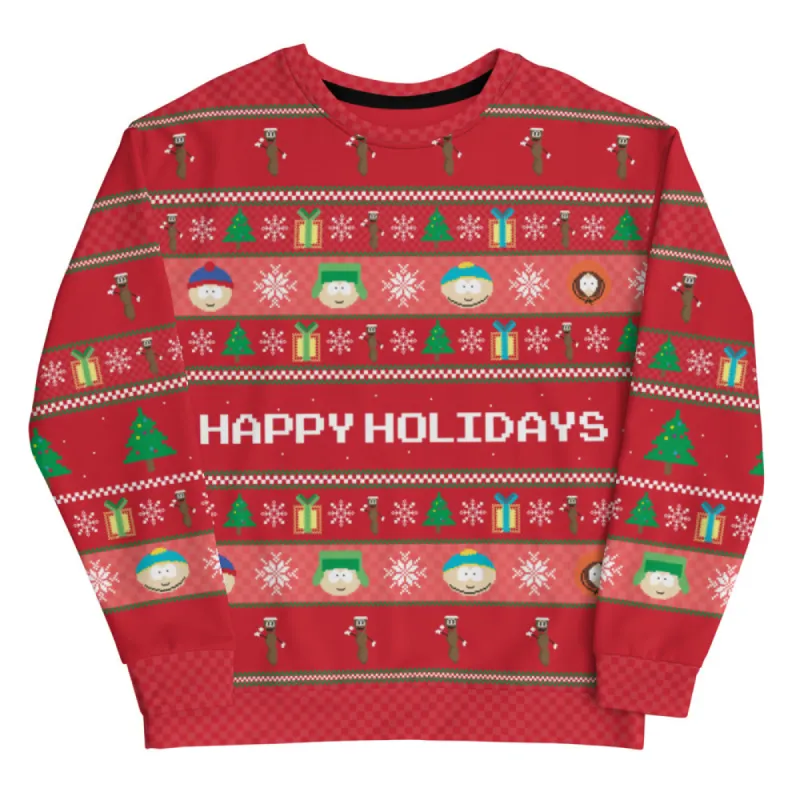 South Park Happy Holidays Ugly Sweatshirt sold by South Park Shop