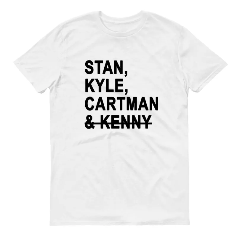 South Park No Kenny Adult Short Sleeve T-Shirt sold by South Park Shop