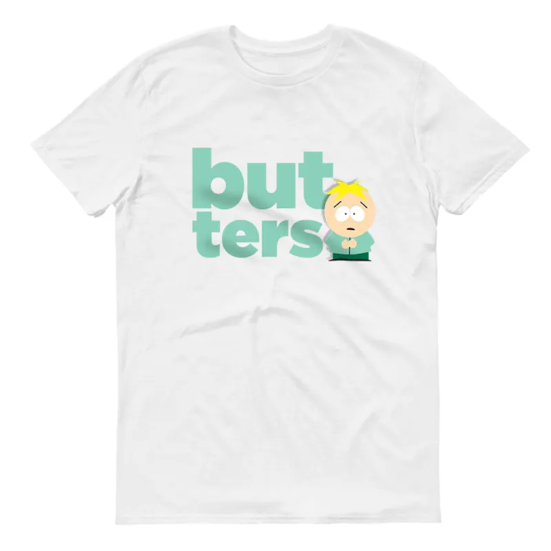 South Park Butters Name Adult Short Sleeve T-Shirt sold by South Park Shop