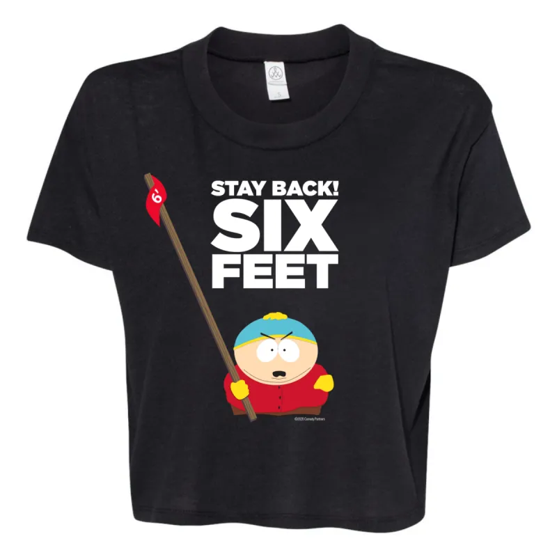 South Park Cartman Stay Back Women's Jersey Crop T-Shirt sold by South Park Shop